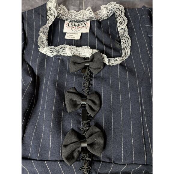 NEW! Colonial Girl Martha Washington Child Halloween Costume Kids Size S 6-8 - Picture 3 of 13